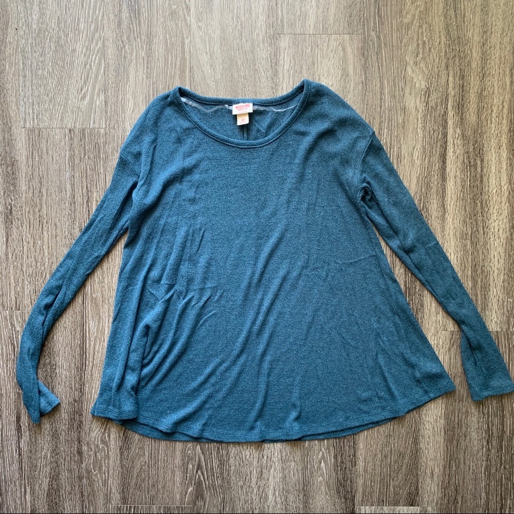 Mossimo Crew Neck Tunic Long Sleeves T-shirt XS